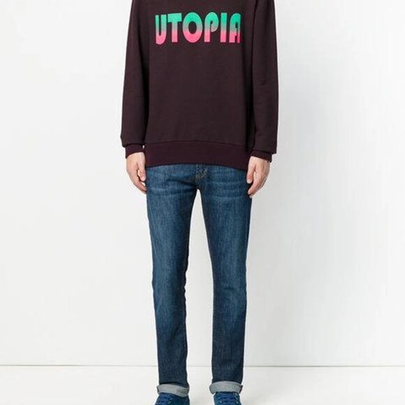 Lanvin Utopia Loopback Crewneck Sweatshirt - Picture 2 of 6